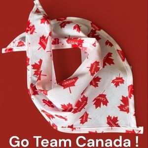 2 for $30 🆕Canada Maple Leaf Dog Bandana